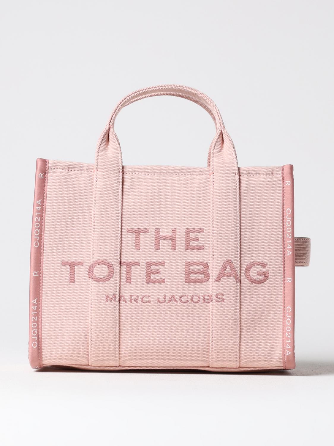 Marc Jacobs The Jacquard Small Tote Rose Handbag In Pink