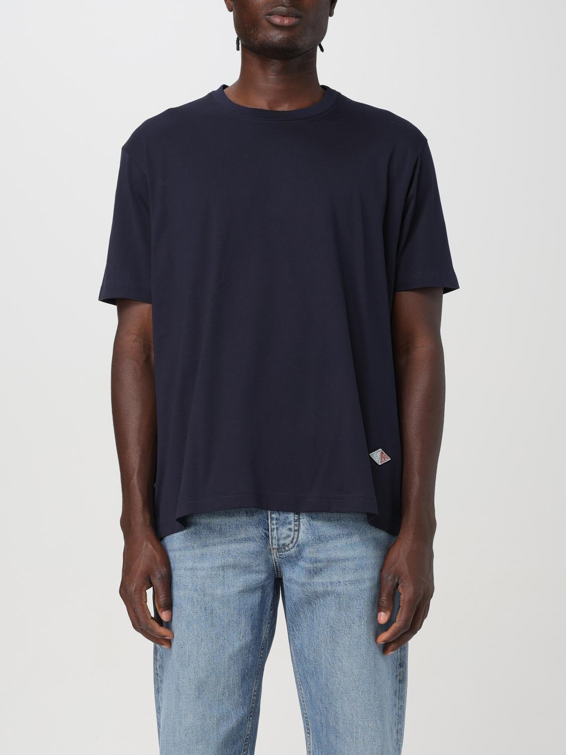 Shop Bottega Veneta T-shirt  Men Color Navy