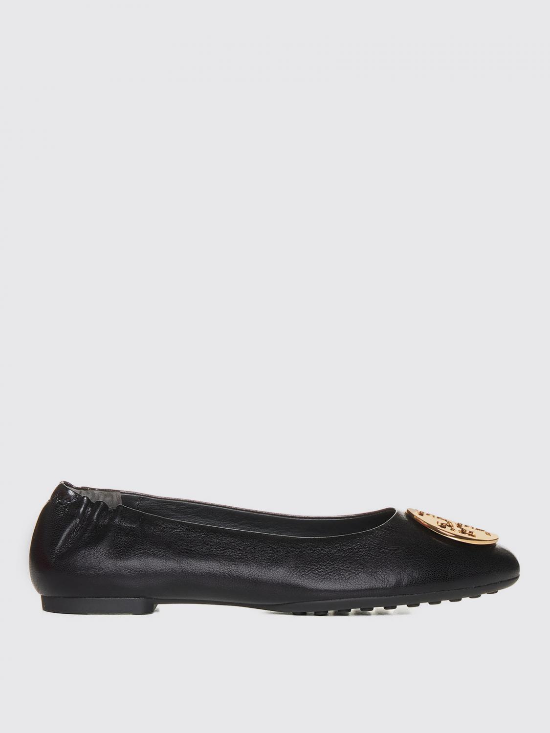 Shop Tory Burch Ballet Flats  Woman Color Black