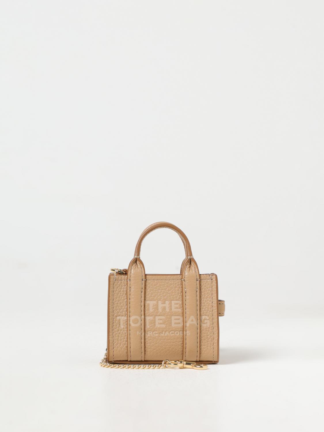 Marc Jacobs The Nano Tote Bag Charm In 驼色