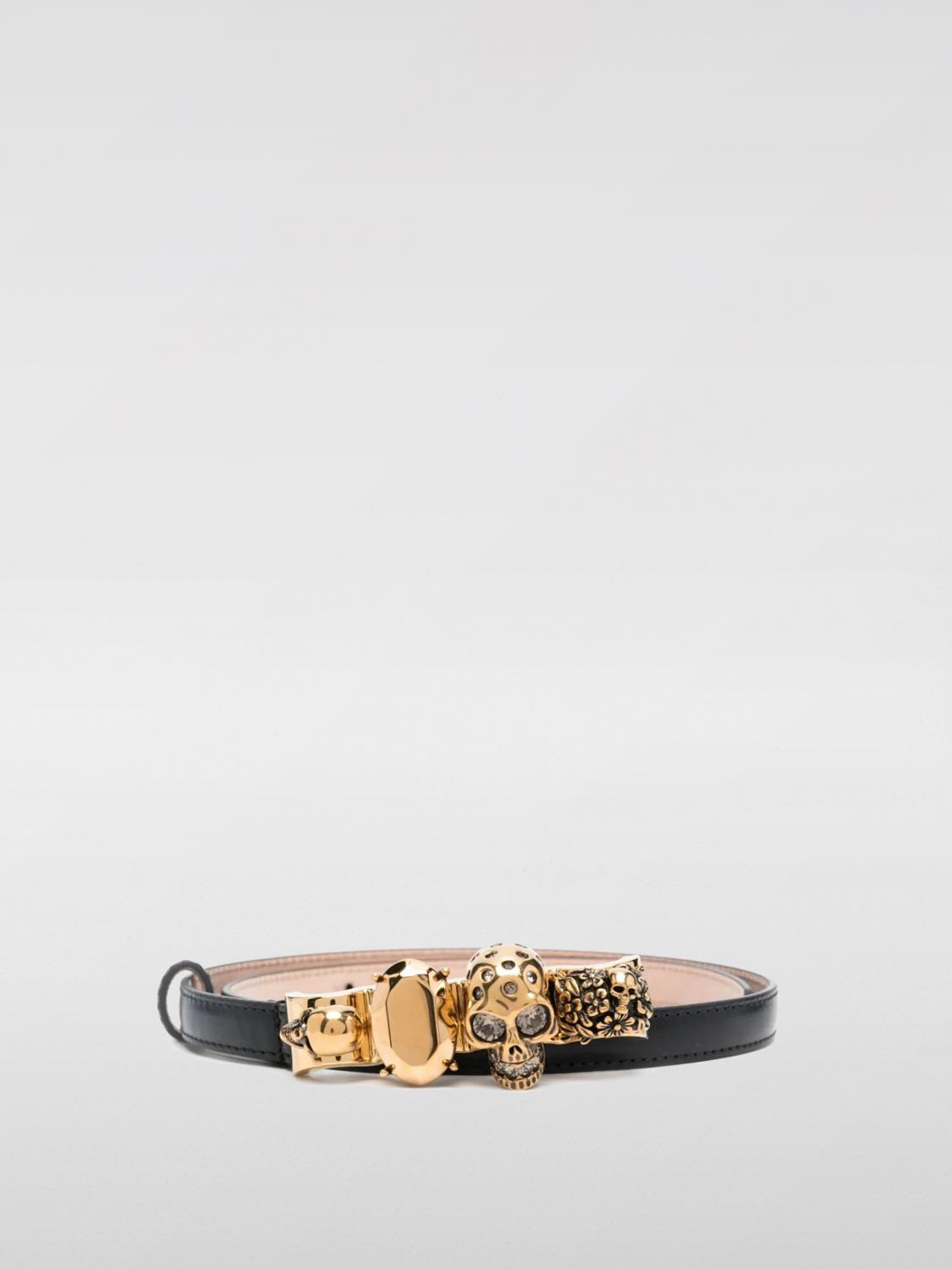 Belt ALEXANDER MCQUEEN Woman color Black