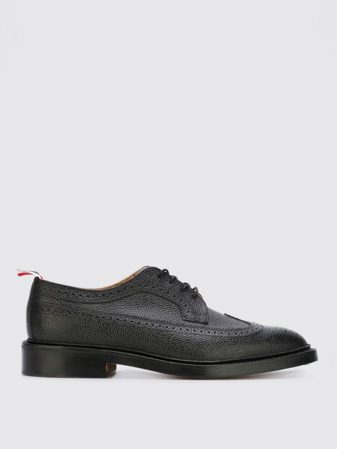 Shop Thom Browne Brogue Shoes  Men Color Black