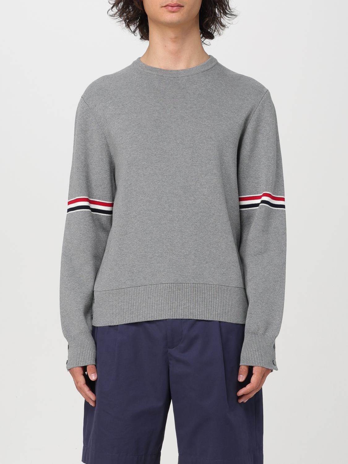 Shop Thom Browne Sweater  Men Color Grey