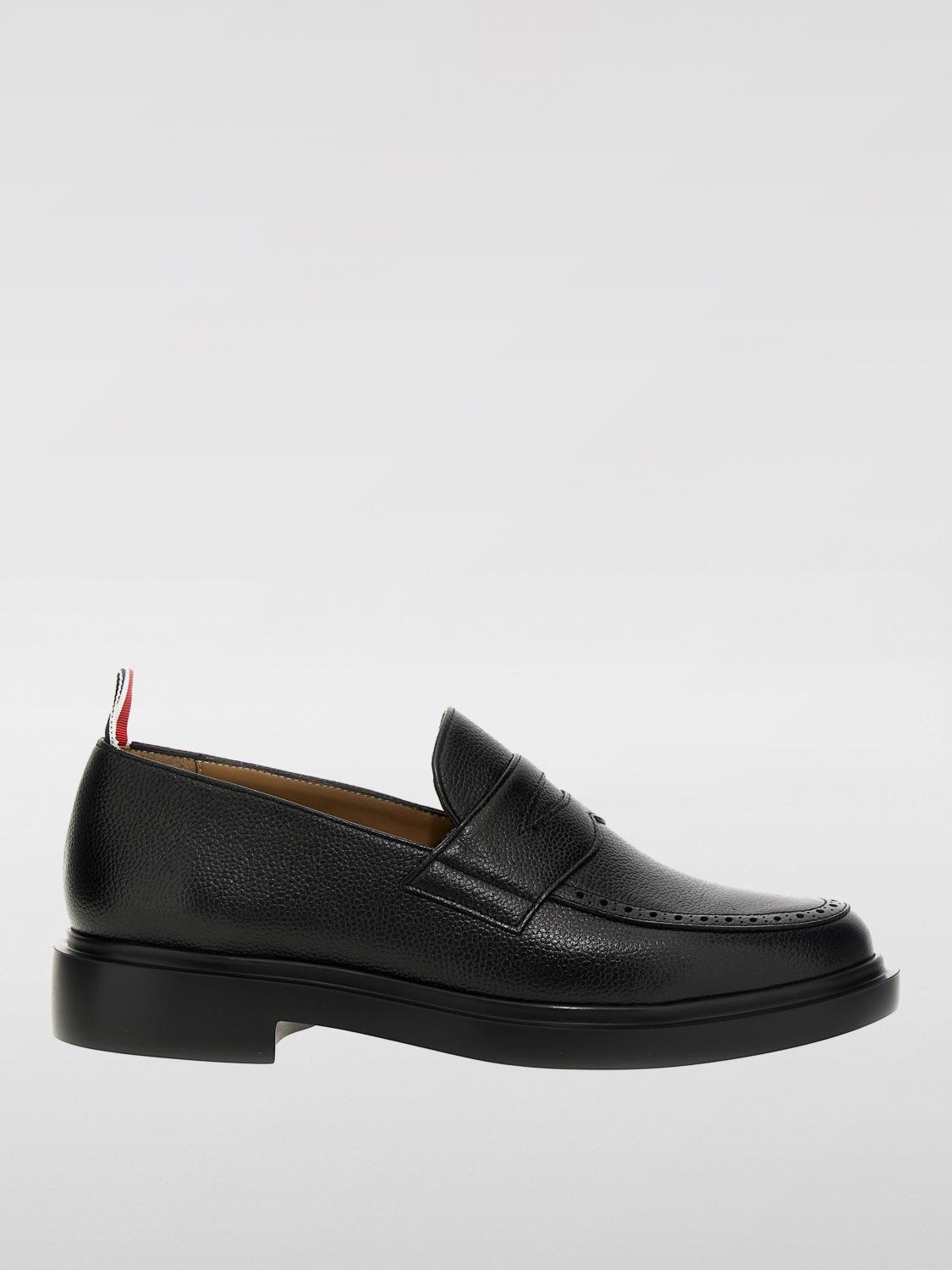 Shop Thom Browne Loafers  Men Color Black In 黑色