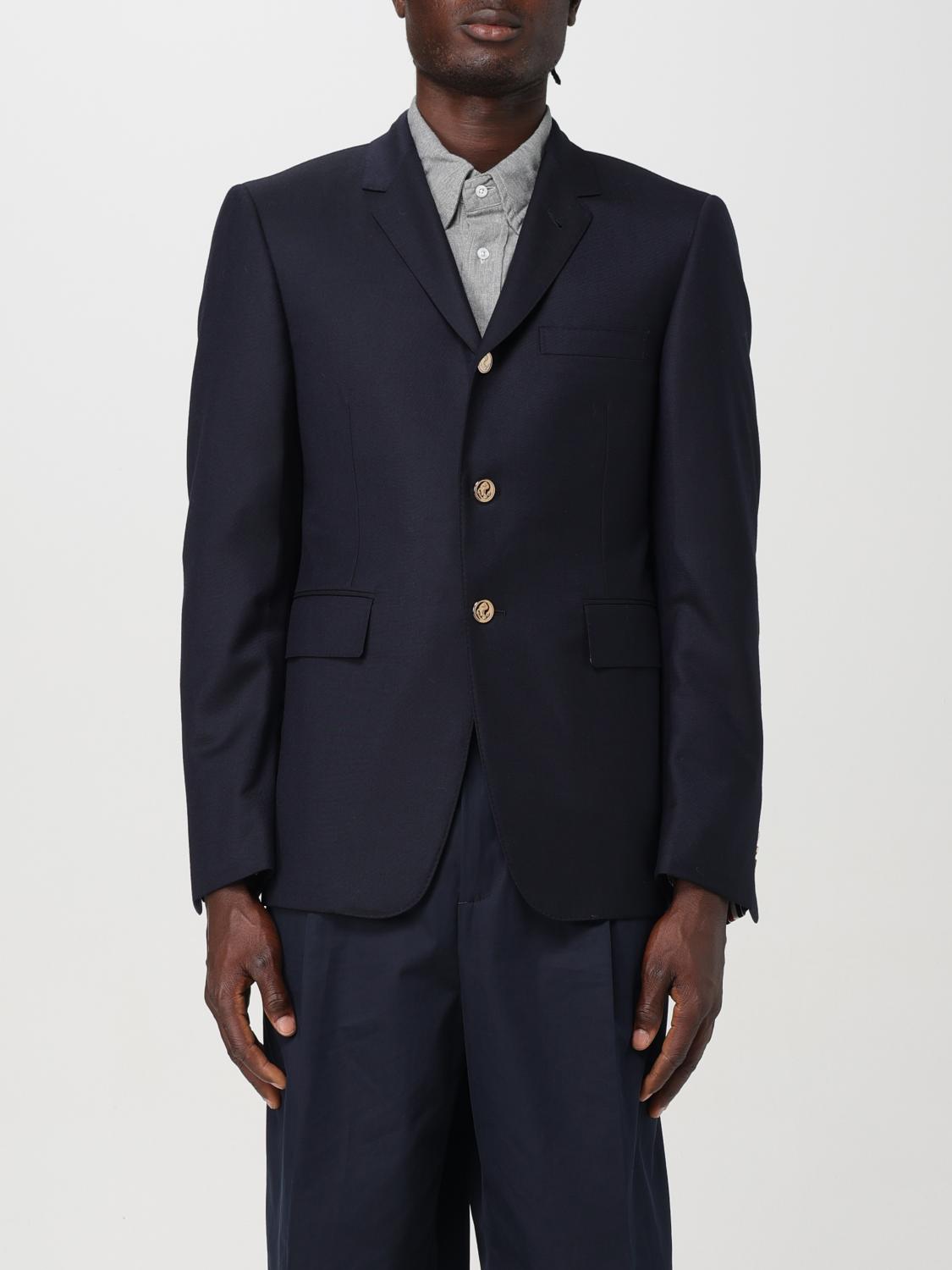 THOM BROWNE BLAZER THOM BROWNE MEN COLOR BLUE F71390009