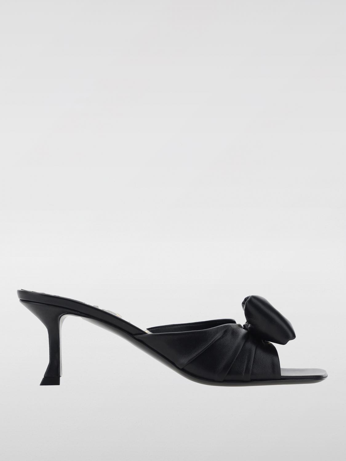 Shop Ferragamo Heeled Sandals  Woman Color Black In 黑色