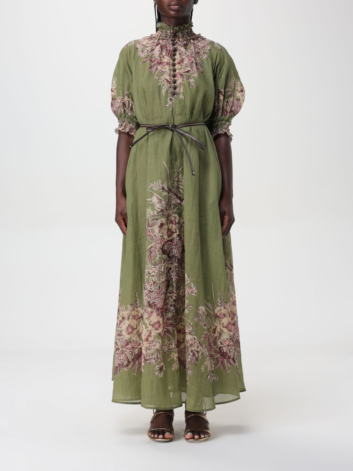Zimmermann Dress  Woman Color Kaki
