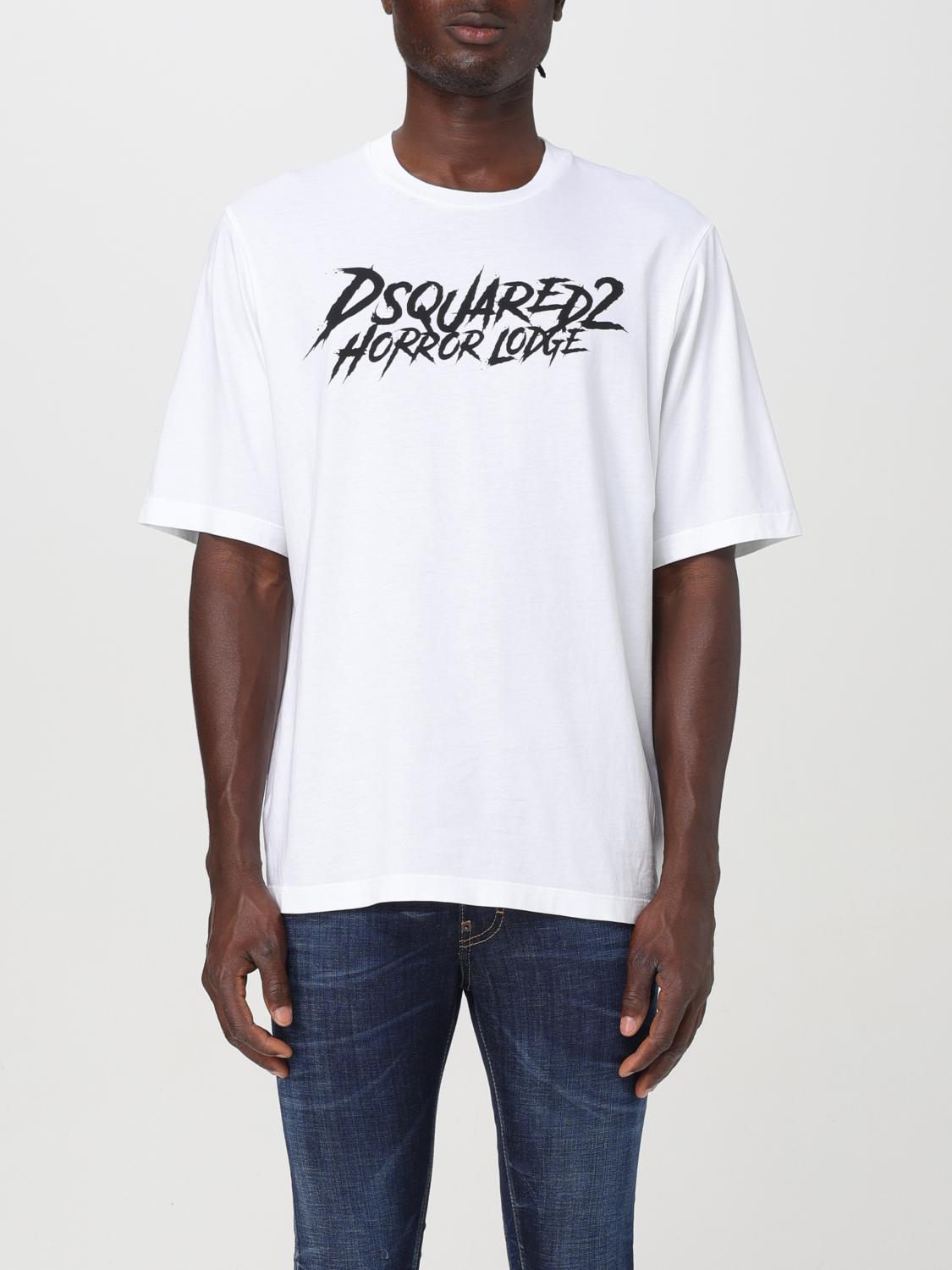 Shop Dsquared2 T-shirt  Men Color White