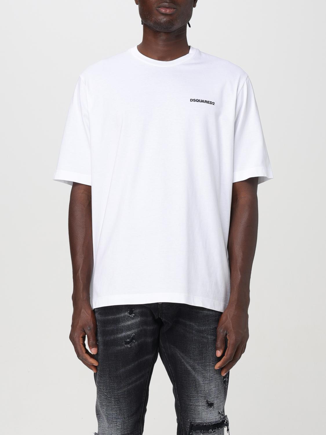 Shop Dsquared2 T-shirt  Men Color White