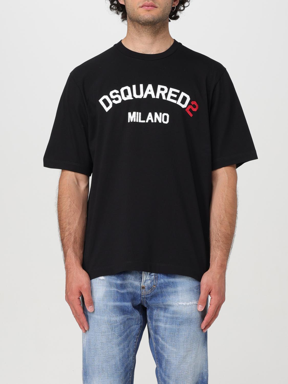 DSQUARED2 T-SHIRT DSQUARED2 MEN COLOR BLACK F71625002