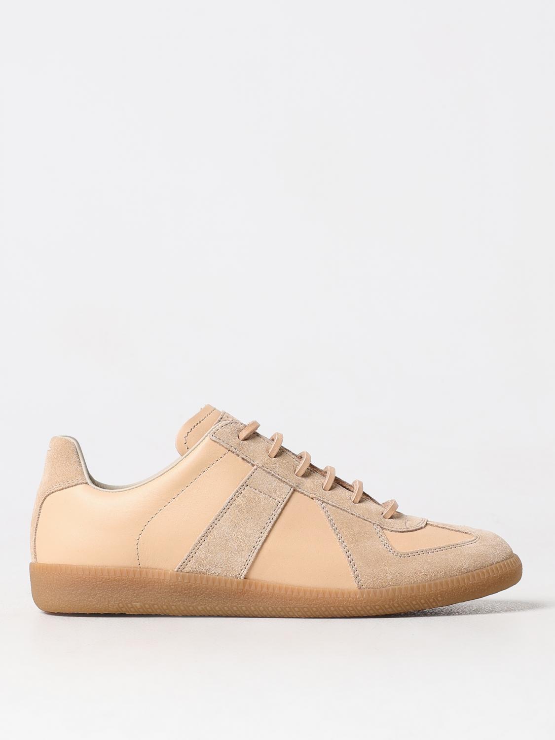 Shop Maison Margiela Sneakers  Men Color Beige