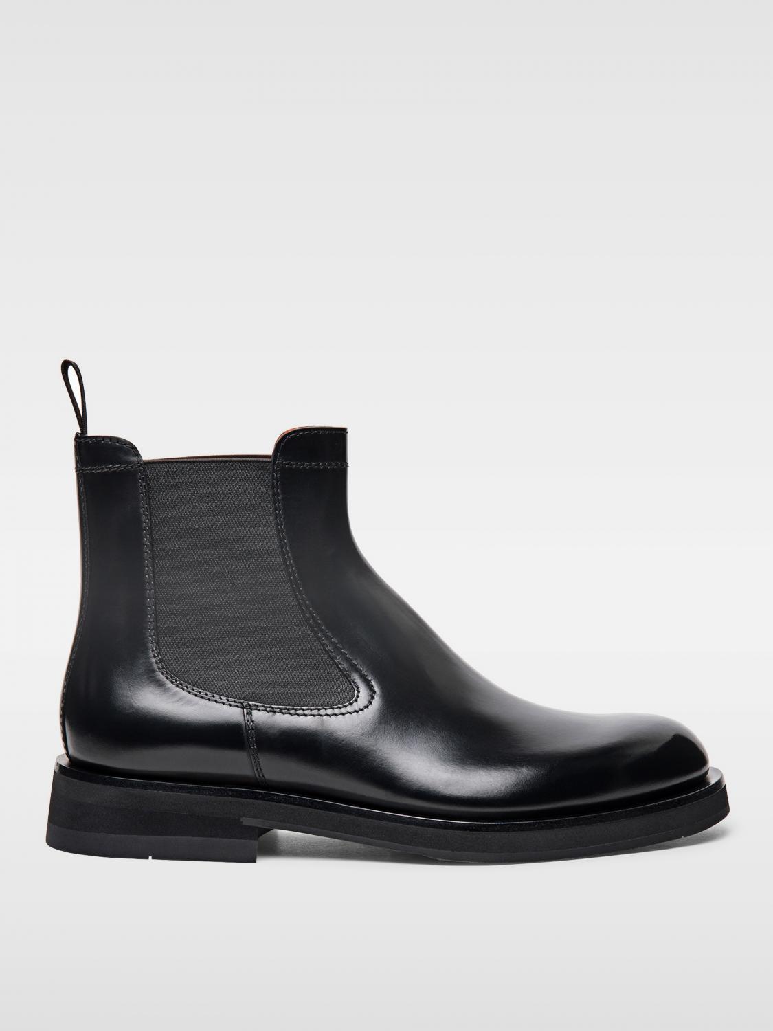 Boots SANTONI Men color Black