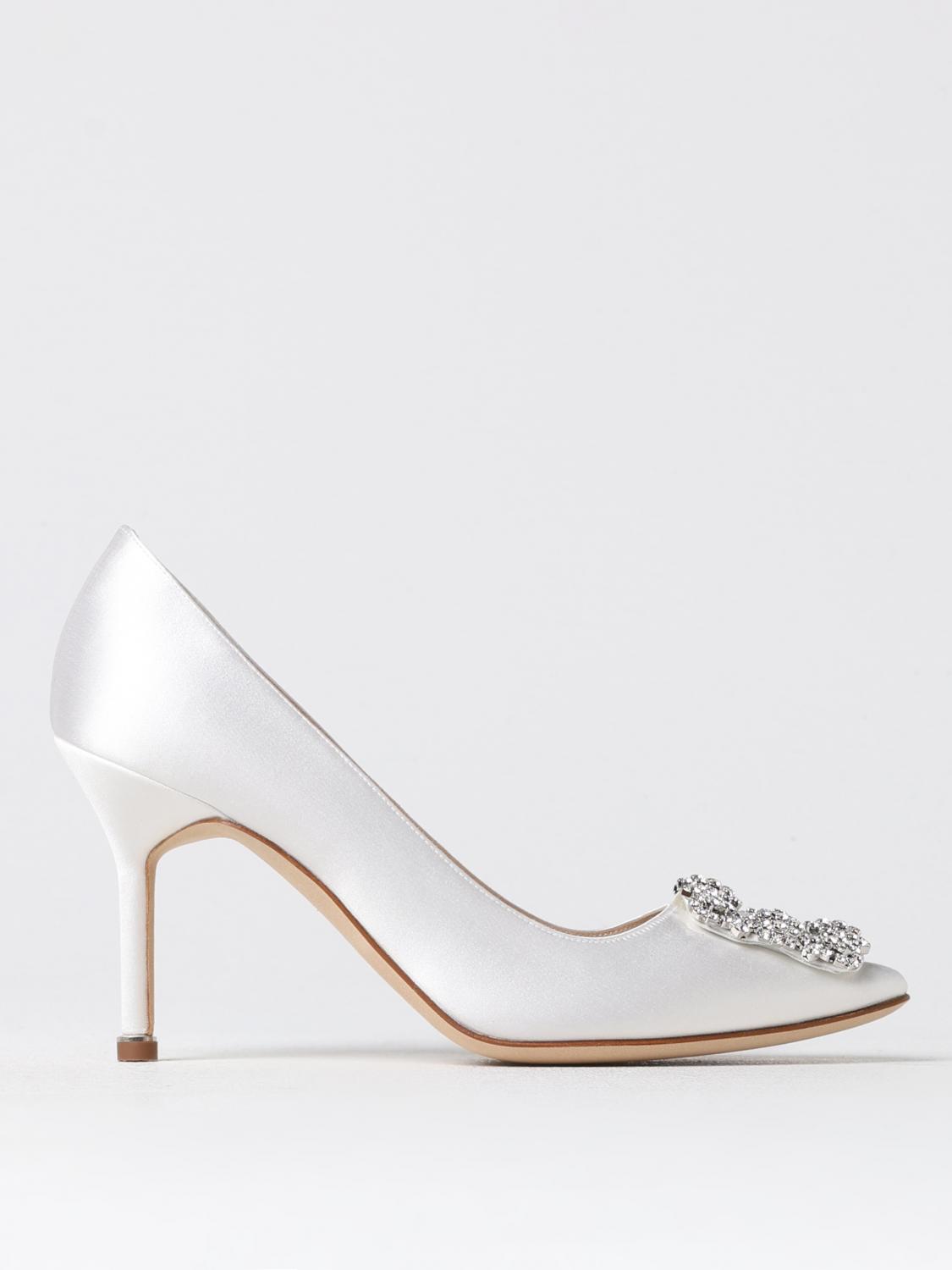 Shop Manolo Blahnik Pumps  Woman Color Beige