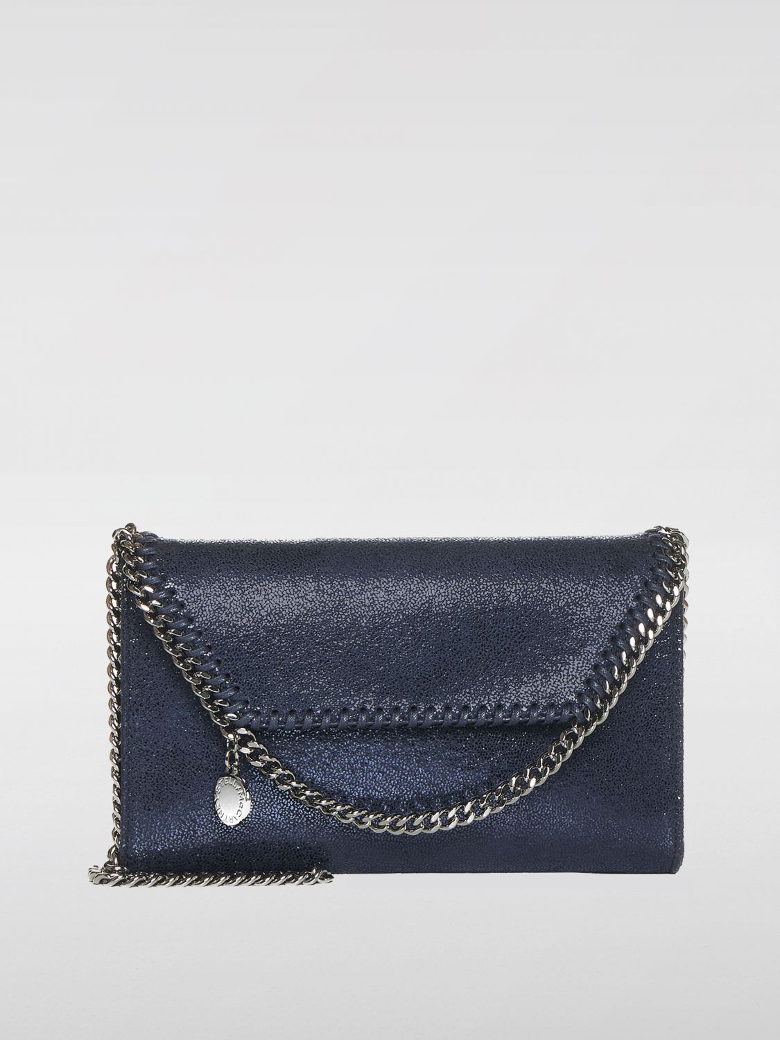 Shop Stella Mccartney Crossbody Bags  Woman Color Blue