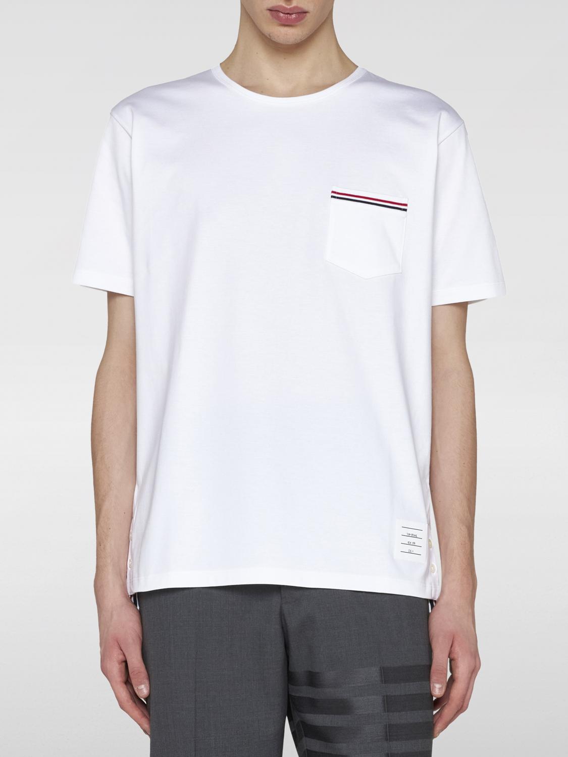 Shop Thom Browne T-shirt Men Color White In Weiss