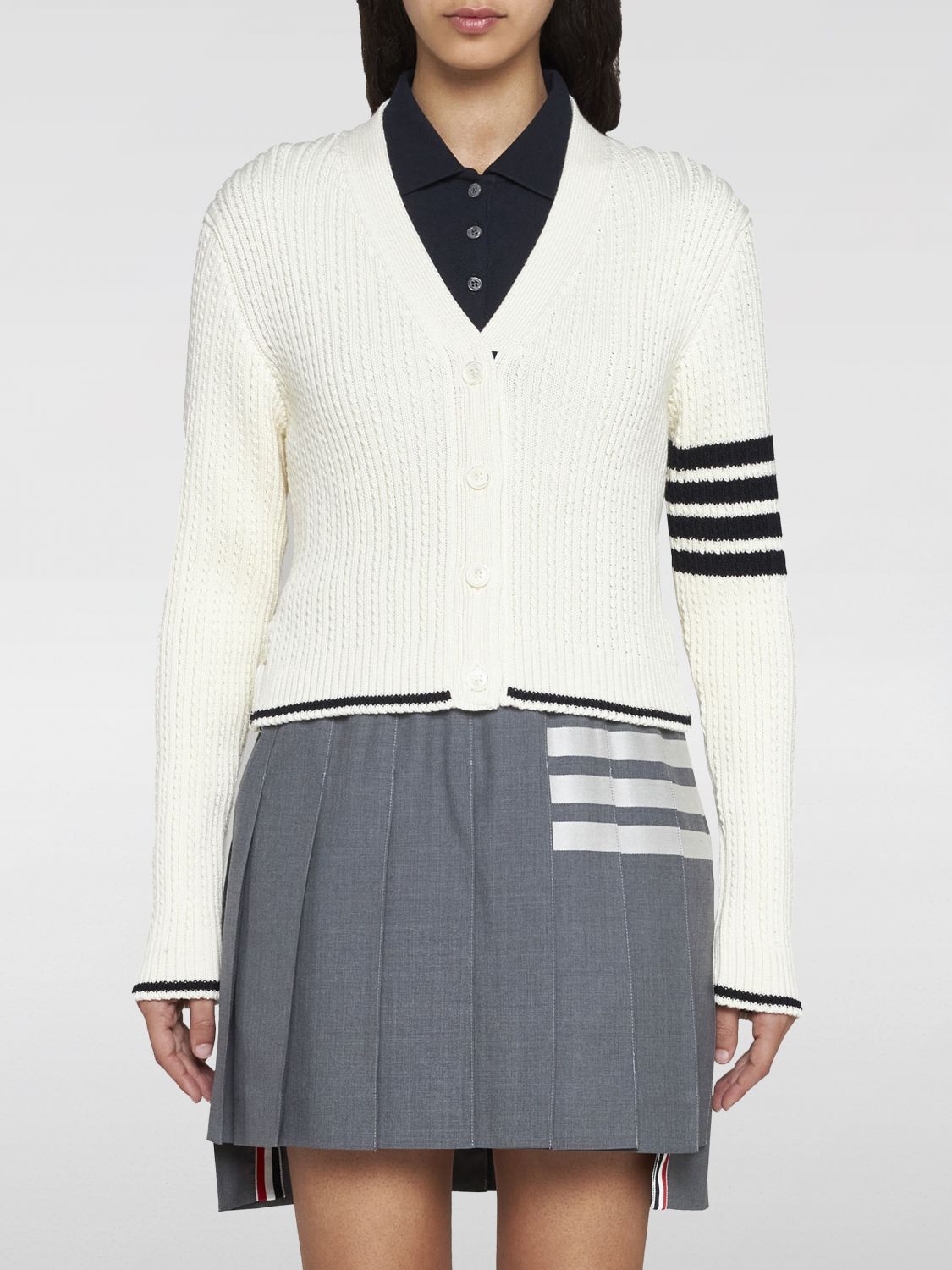 Thom Browne Cardigan  Woman Color White