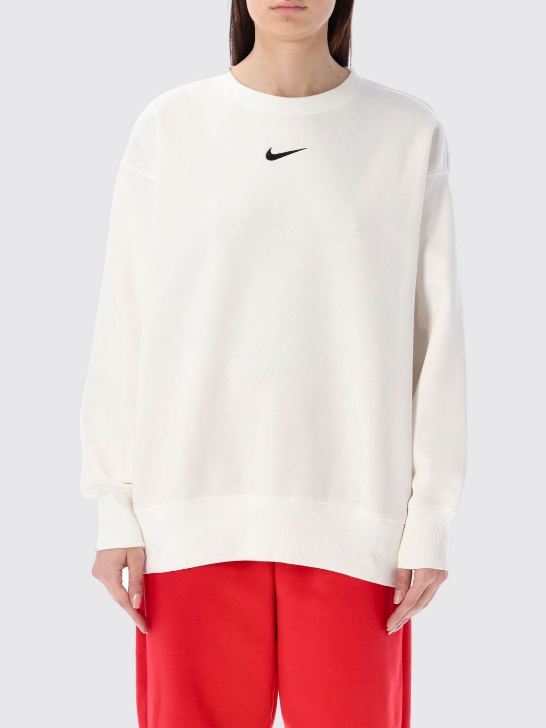 Nike Sweatshirt  Woman Color White