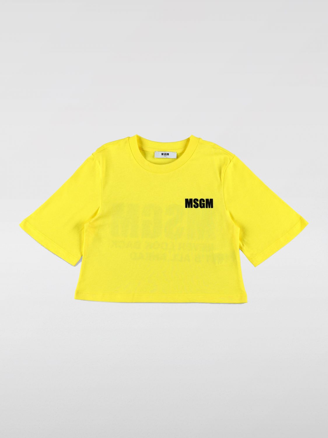 Msgm T-shirt  Kids Kids Color Yellow