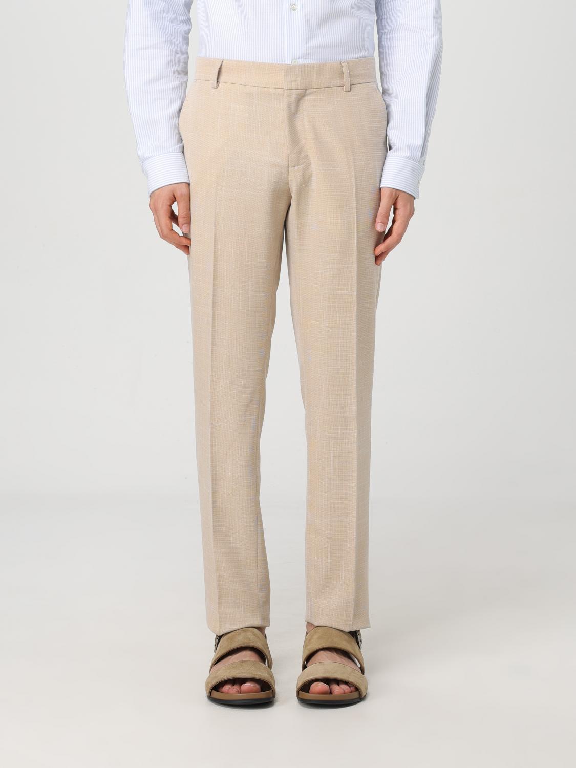 Shop Daniele Alessandrini Pants  Men Color Sand