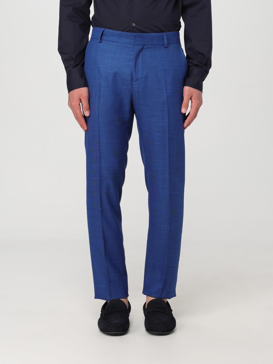 Shop Daniele Alessandrini Pants  Men Color Royal Blue