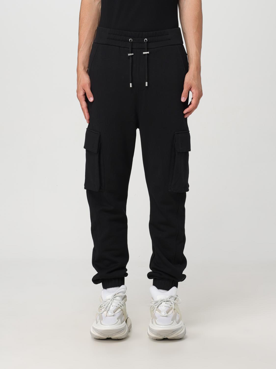 Shop Balmain Pants  Men Color Black