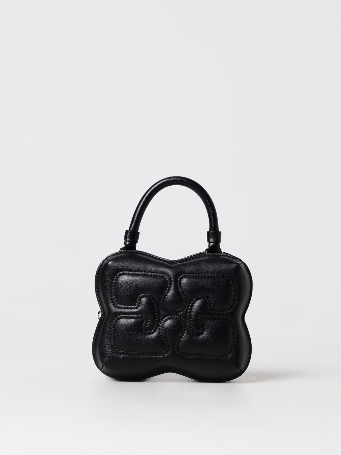 Shop Ganni Handbag  Woman Color Black