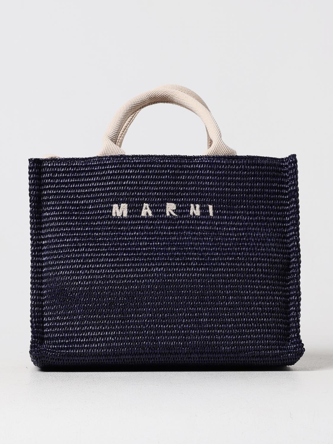 Shop Marni Handbag  Woman Color Blue In 蓝色