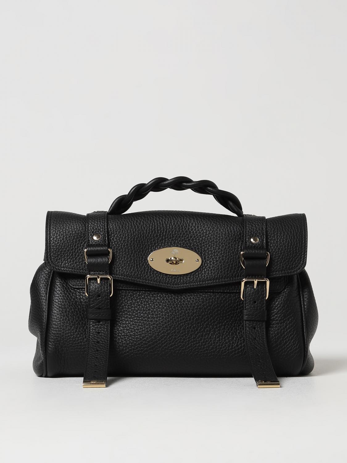 Shop Mulberry Handbag  Woman Color Black In 黑色