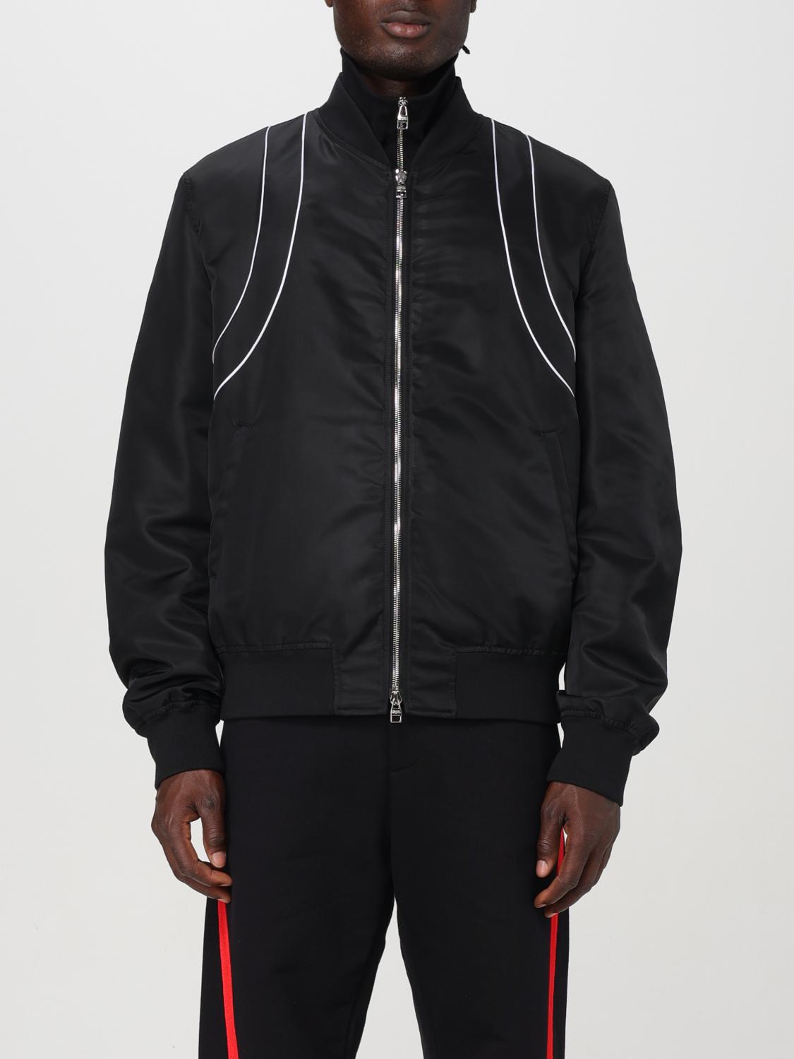 Shop Alexander Mcqueen Jacket  Men Color Black