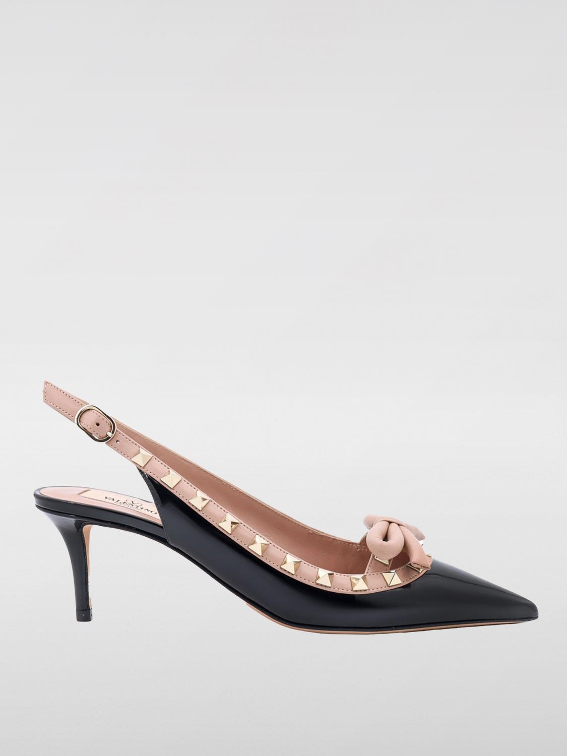 Shop Valentino High Heel Shoes  Garavani Woman Color Black In 黑色