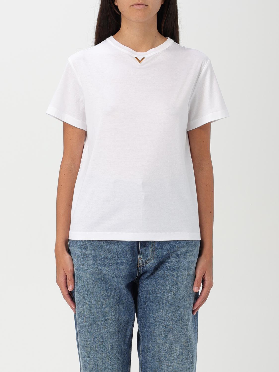 Shop Valentino T-shirt  Woman Color White