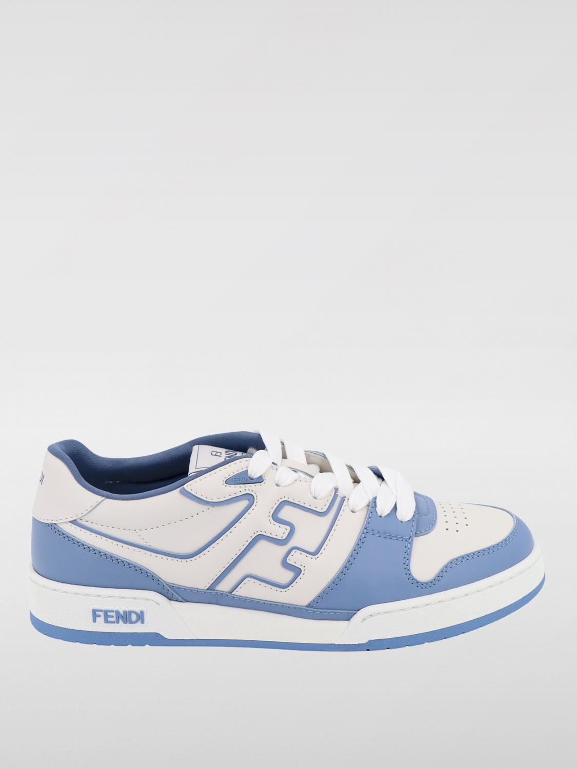 Shop Fendi Sneakers  Men Color Sky In Himmelblau