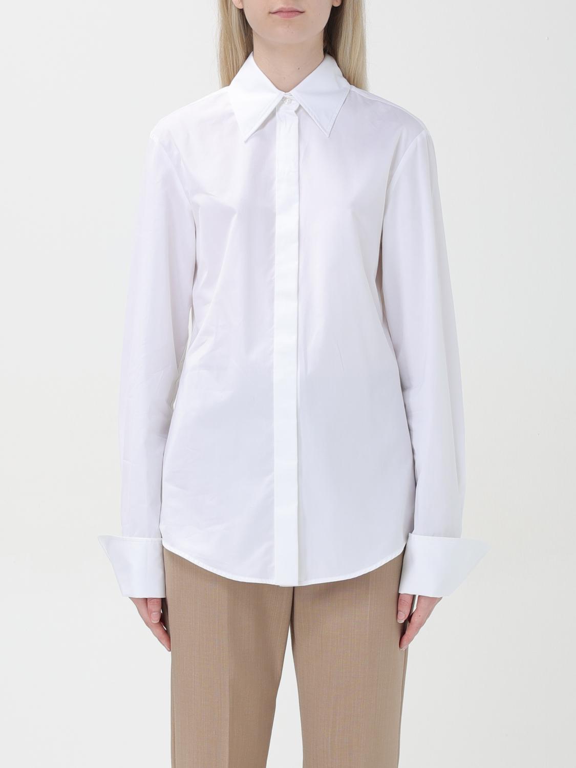 Shop Sportmax Shirt  Woman Color White In 白色