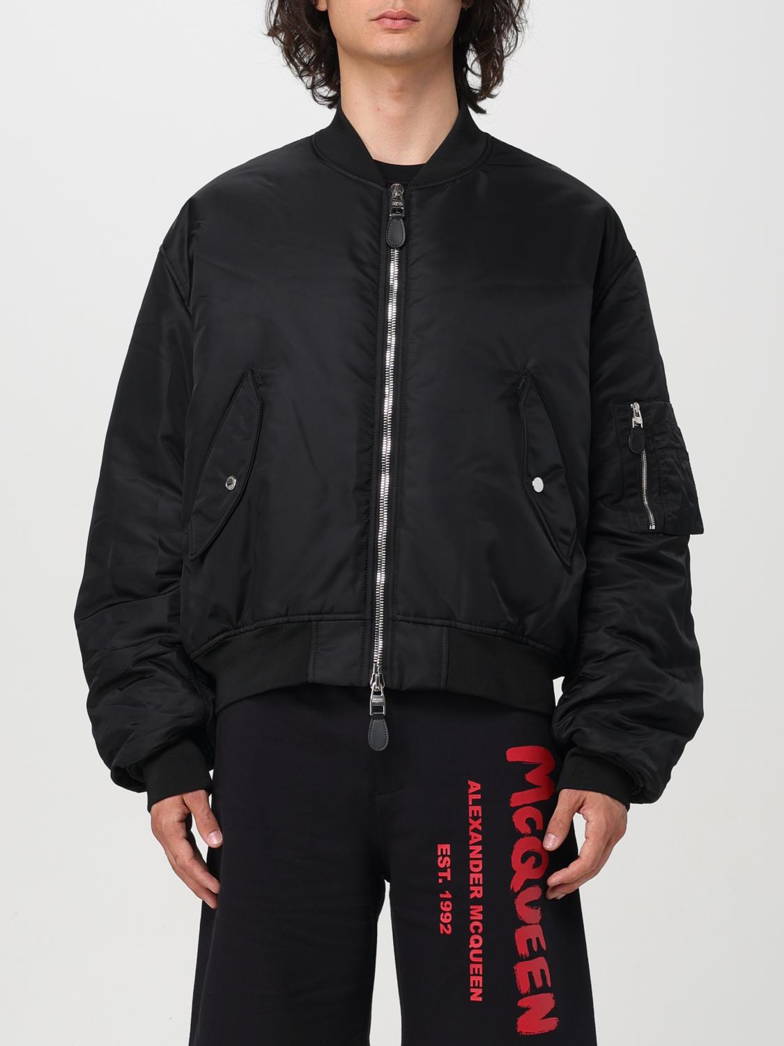 Shop Alexander Mcqueen Jacket  Men Color Black