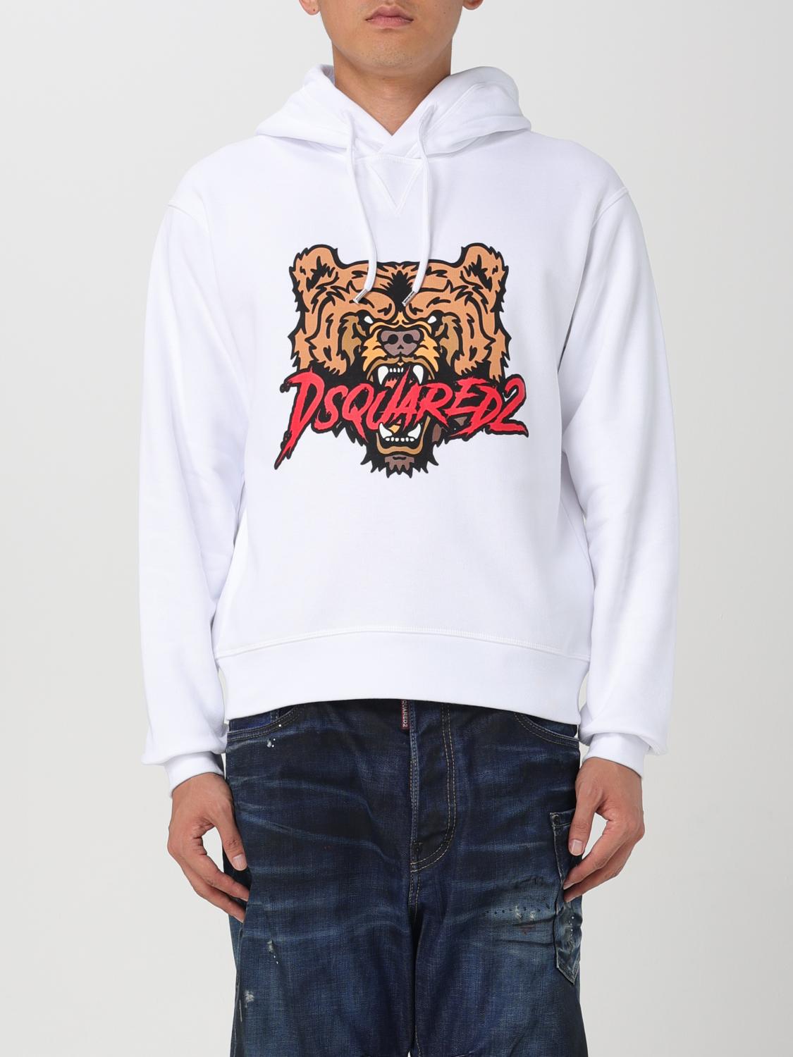 Shop Dsquared2 Sweatshirt  Men Color White In 白色