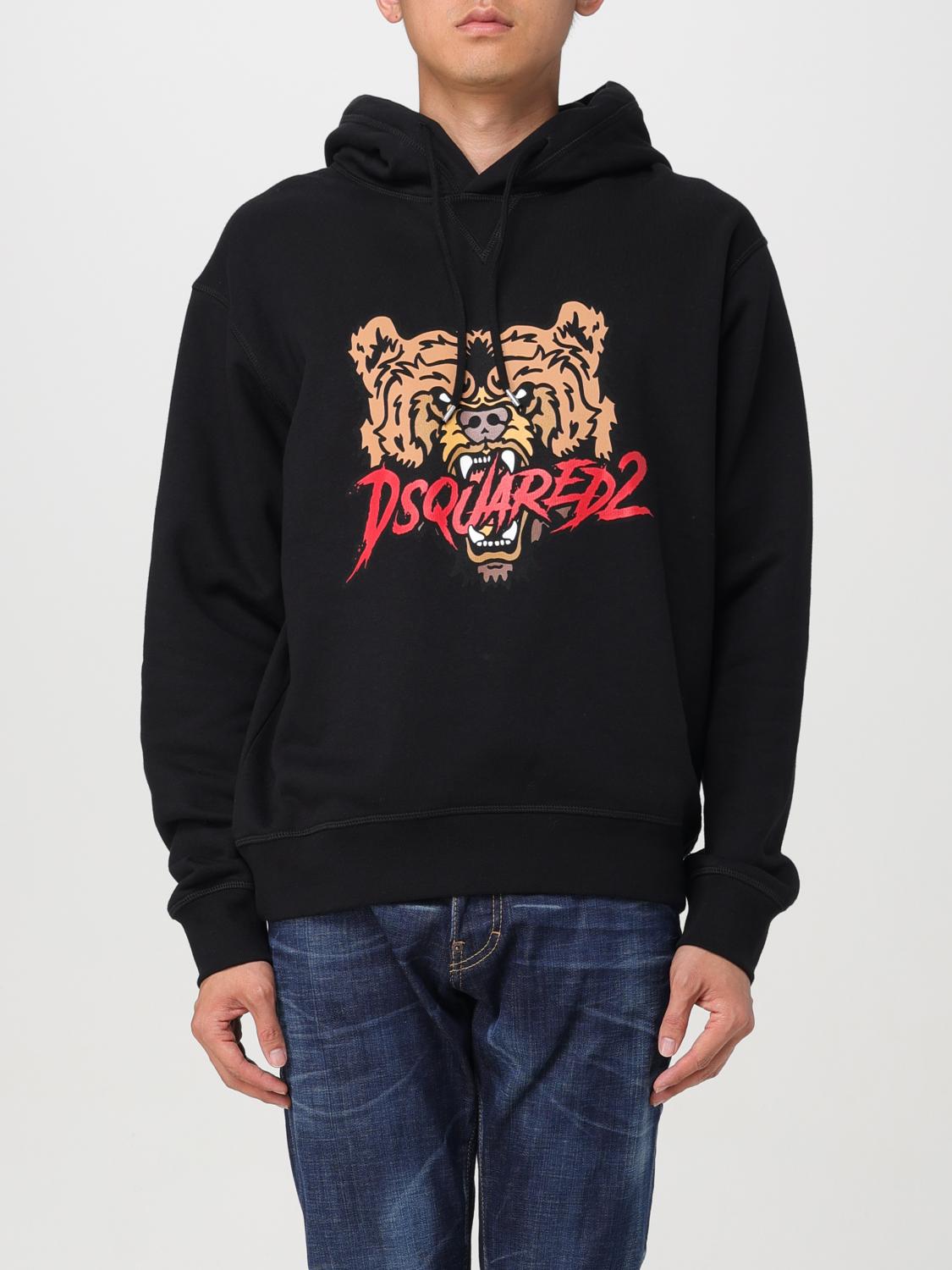 Shop Dsquared2 Sweatshirt  Men Color Black In 黑色