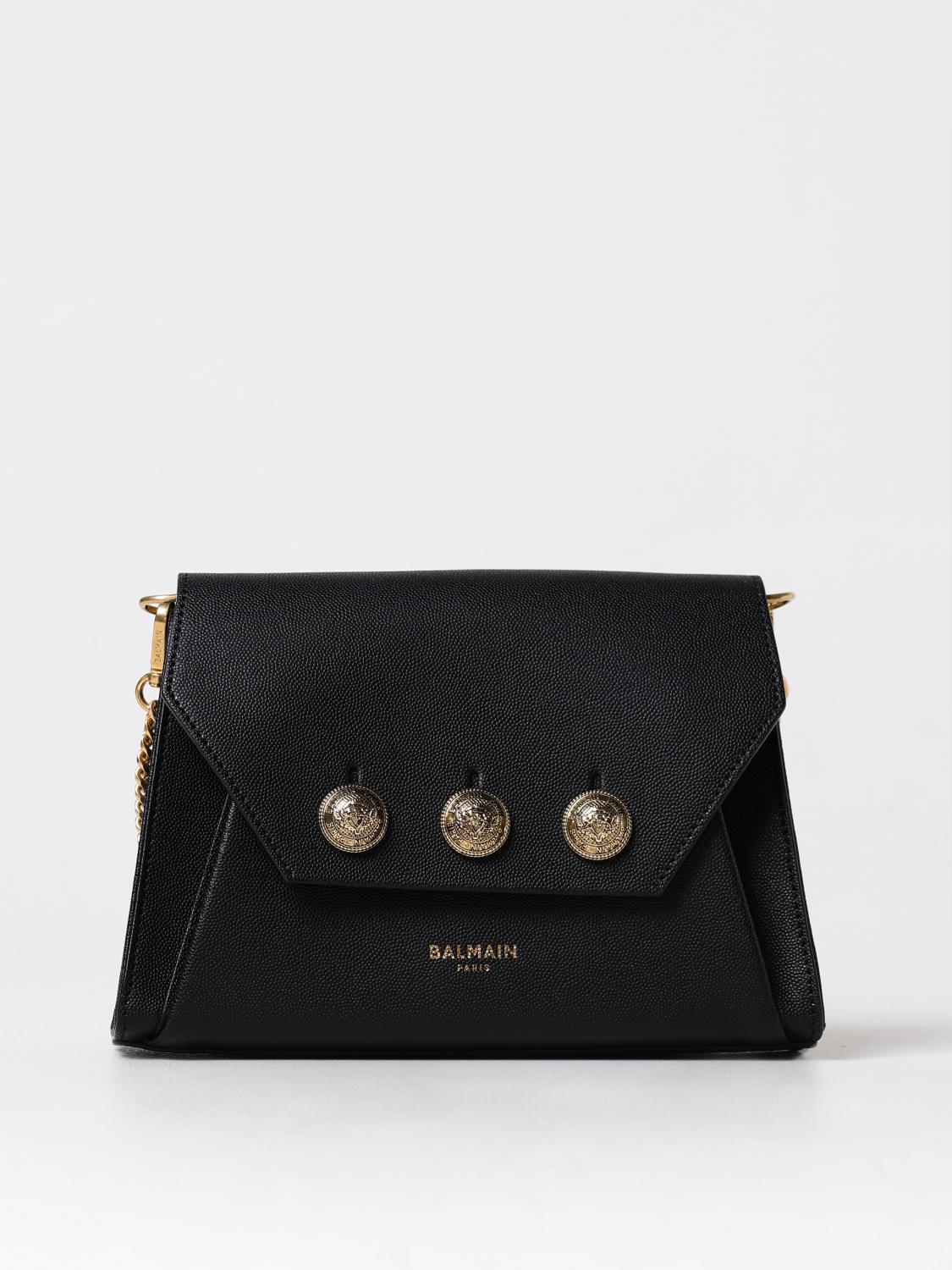 Shop Balmain Crossbody Bags  Woman Color Black