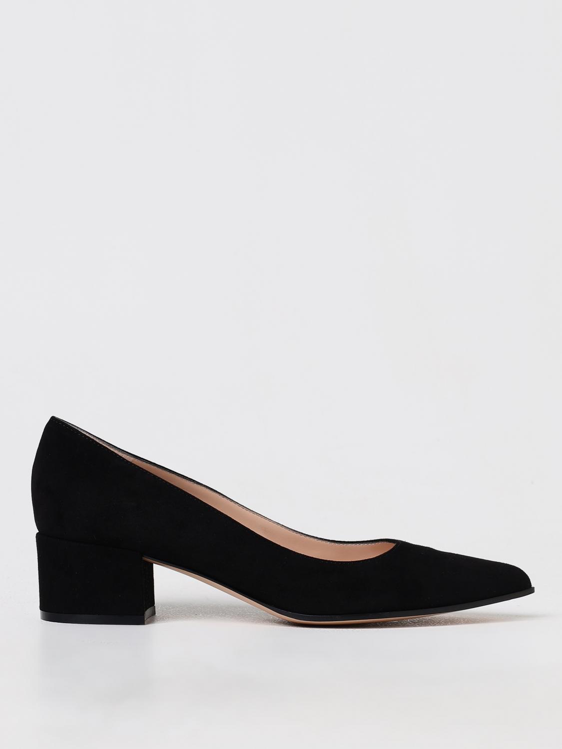 Shop Gianvito Rossi High Heel Shoes  Woman Color Black In 黑色