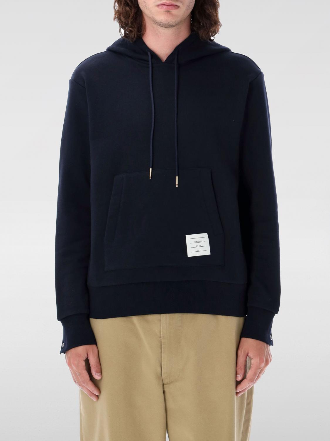 Shop Thom Browne Sweatshirt  Men Color Blue In Blau