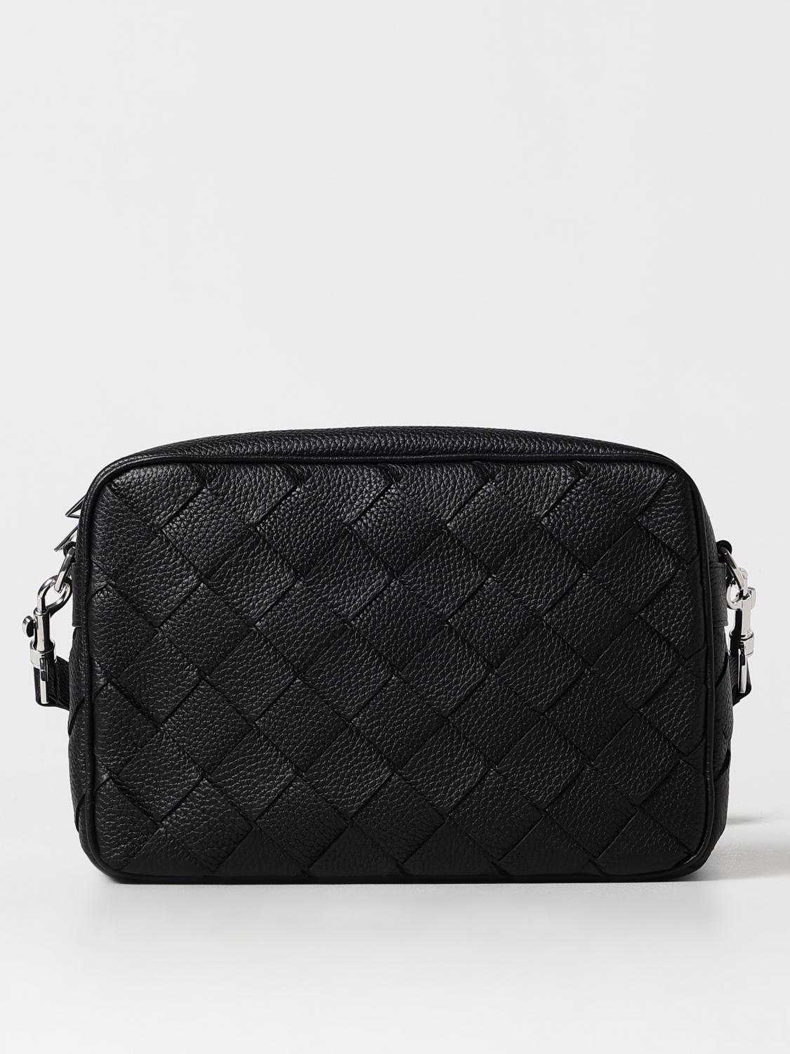 Shop Bottega Veneta Shoulder Bag  Men Color Black