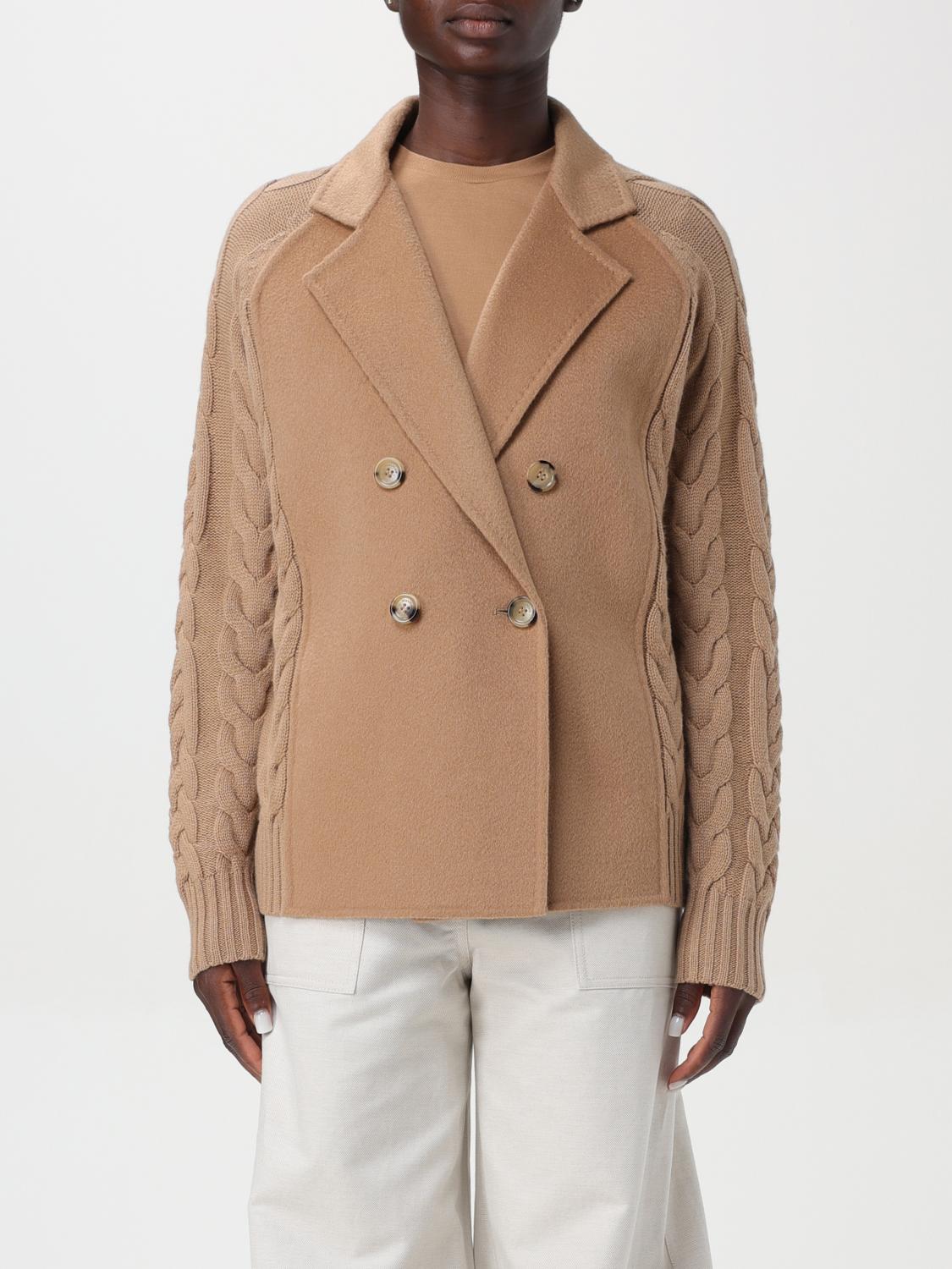 Max Mara Jacket Woman Color Camel In 驼色