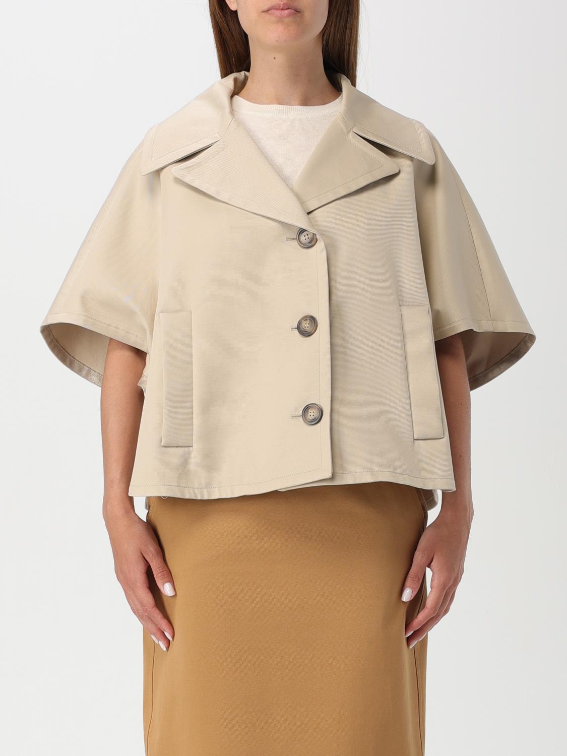 Shop Max Mara Trench Coat  Woman Color Camel In 驼色