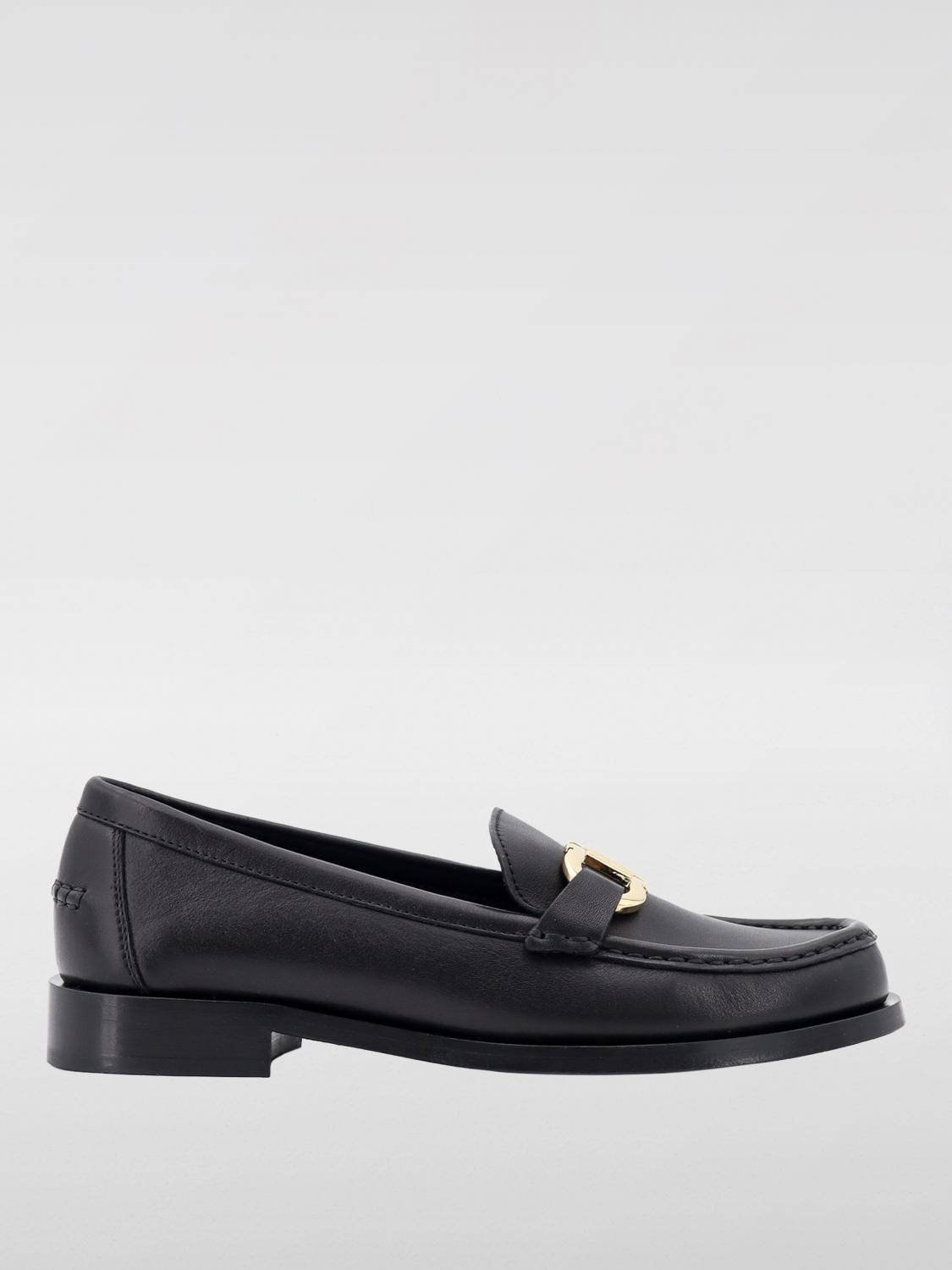 Loafers FERRAGAMO Woman color Black