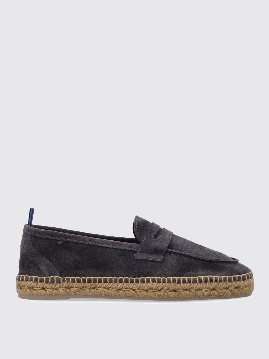 Castaã±er Castaner Suede Slip-on Shoes With Jute-wrapped Sole