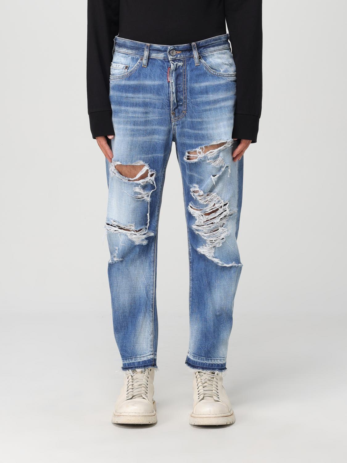 Shop Dsquared2 Jeans  Men Color Denim