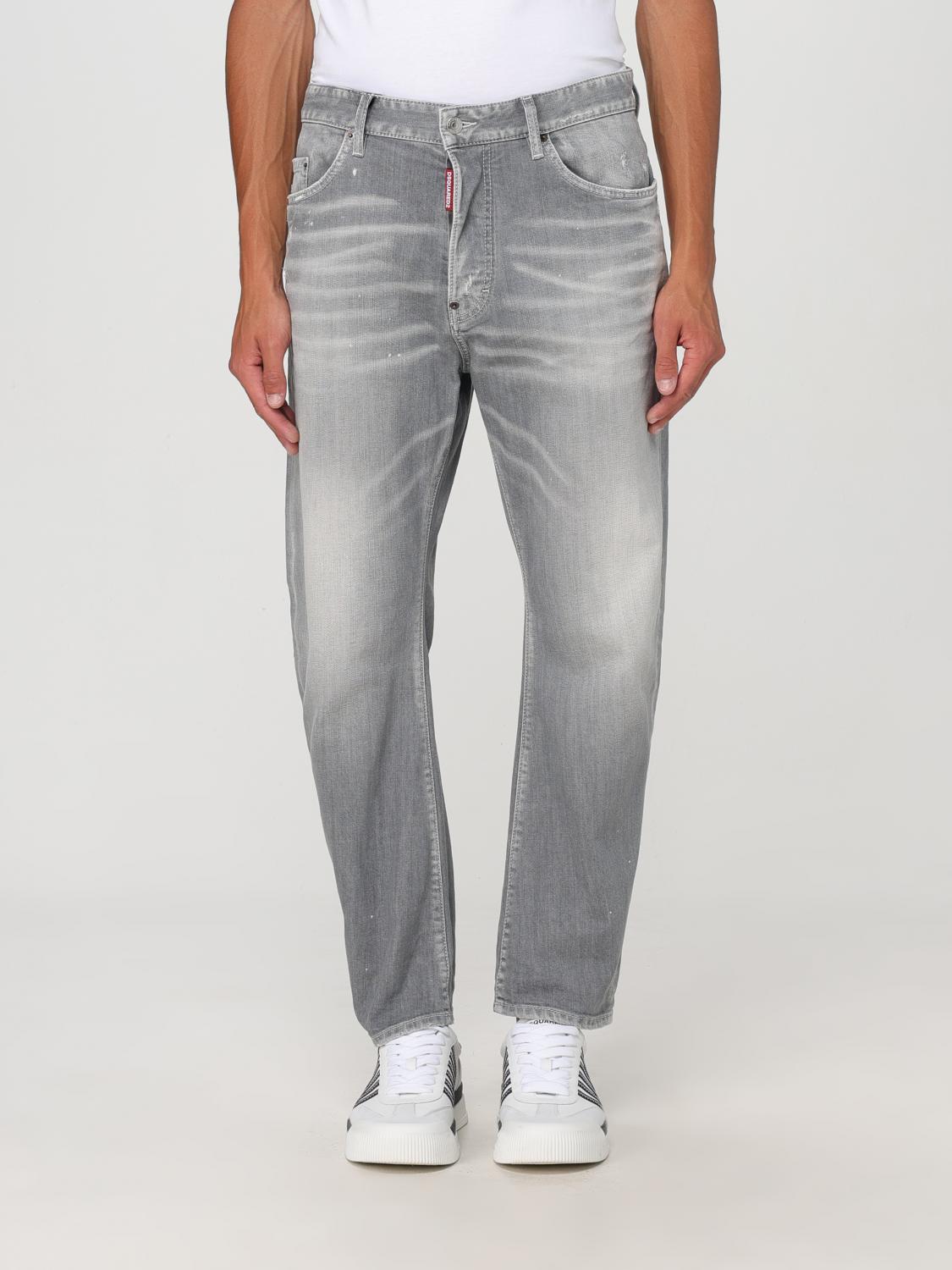 Shop Dsquared2 Jeans  Men Color Grey In 灰色