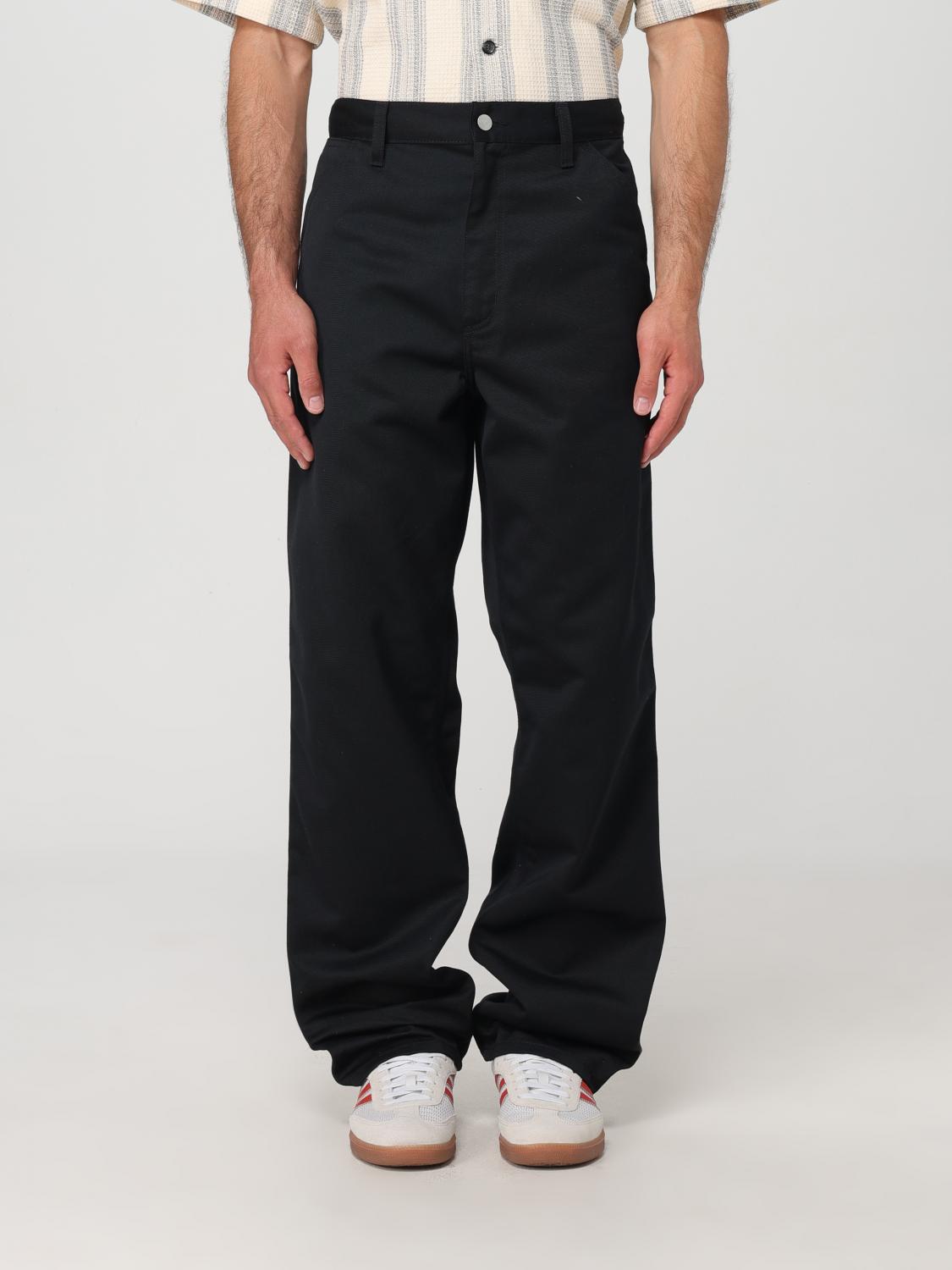 Shop Carhartt Pants  Wip Men Color Black In 黑色