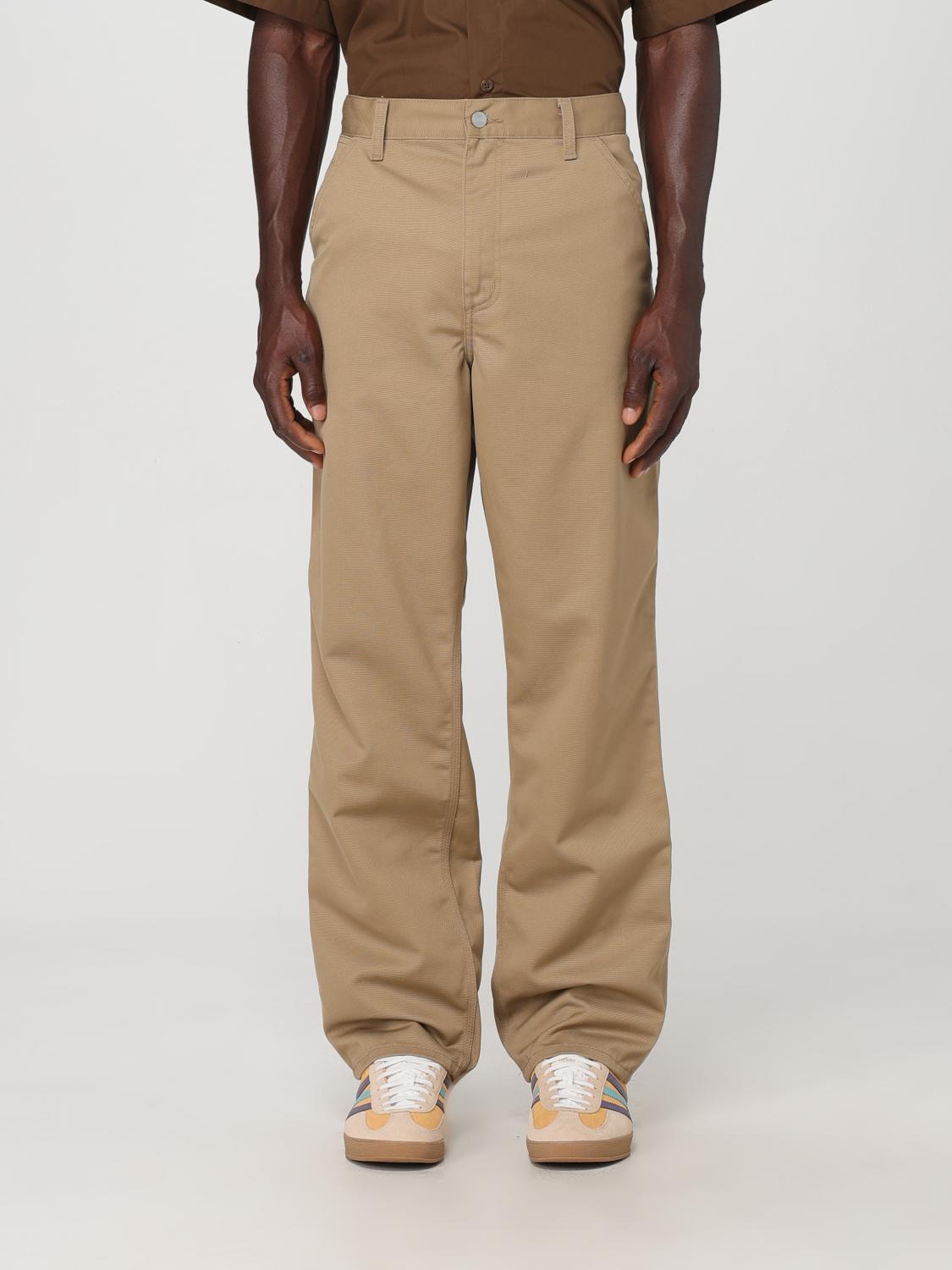 Shop Carhartt Pants  Wip Men Color Beige