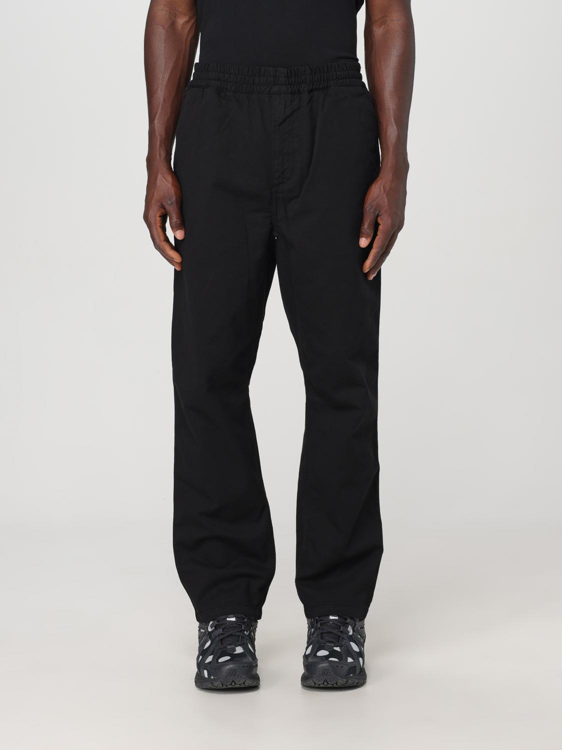 Shop Carhartt Pants  Wip Men Color Black In 黑色