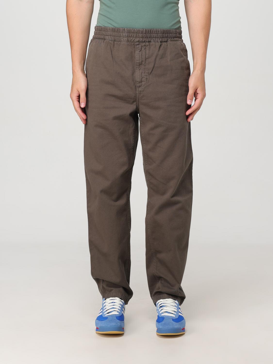 Shop Carhartt Pants  Wip Men Color Brown In Braun